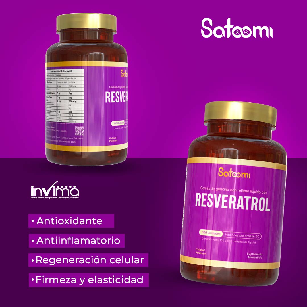 Resveratrol antienvejecimiento