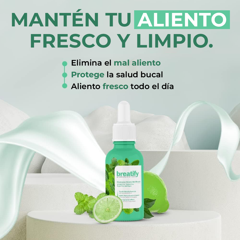 Breatify® Gotas 30ML  ¡NO MAS MAL ALIENTO!