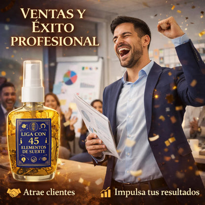 Perfume Liga 45 Elementos De La Suerte + Oración
