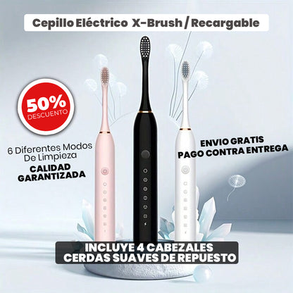 Cepillo De  Dientes Eléctrico X-Brush Recargable 🔋