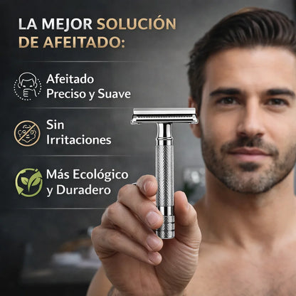 Maquina De Afeitar Premium Clásica 🧔+ Repuestos Dorco GRATIS