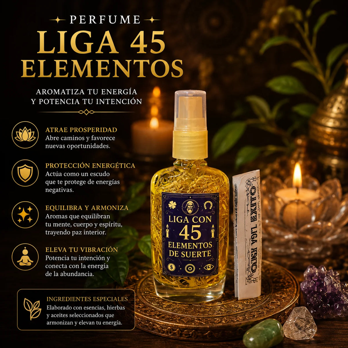 KIT DE RENOVACION ENERGETICA | LIGA DE 45 ELEMENTOS + AGUA BENDITA Gratis