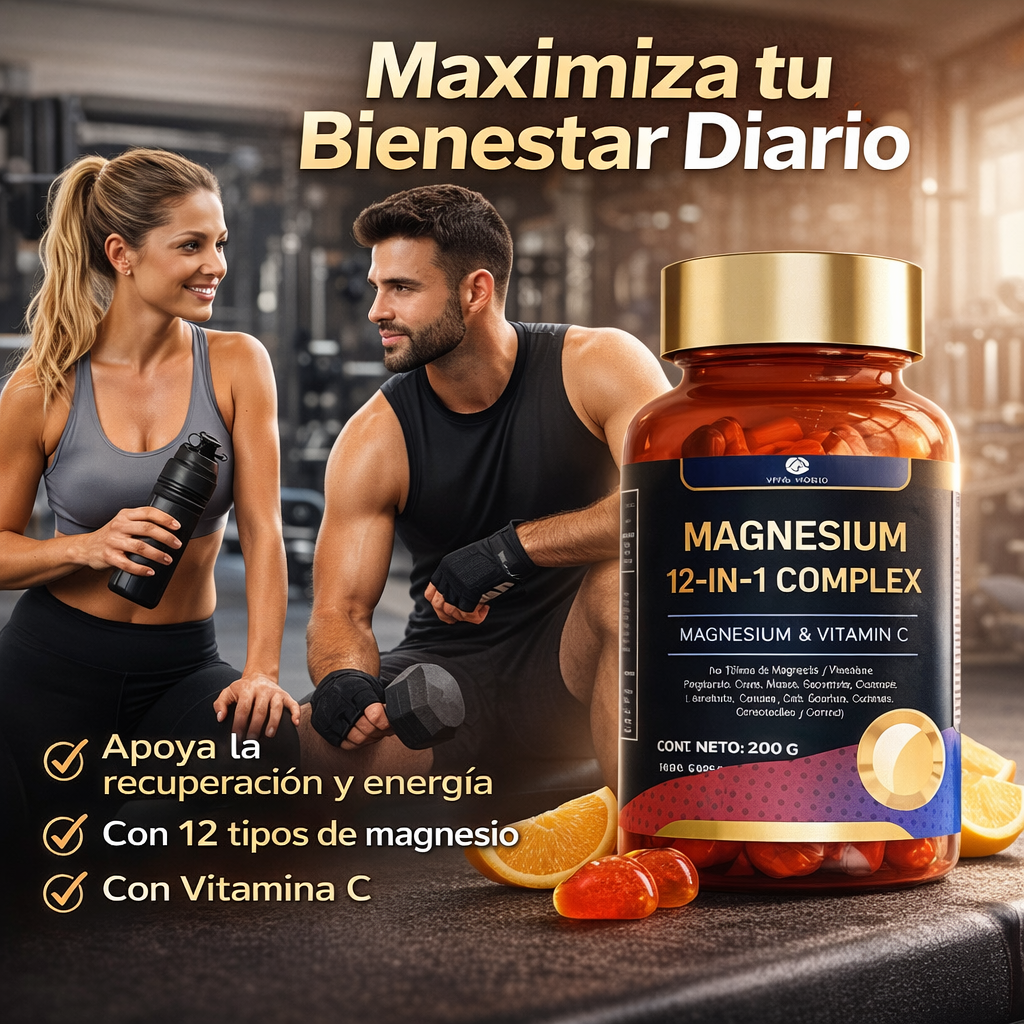 MAGNESIO COMPLEX 12 EN 1 | CON VITAMINA C