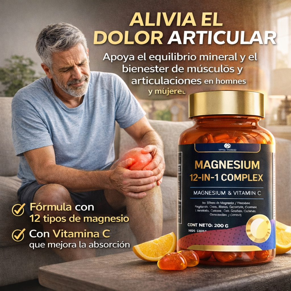 MAGNESIO COMPLEX 12 EN 1 | CON VITAMINA C