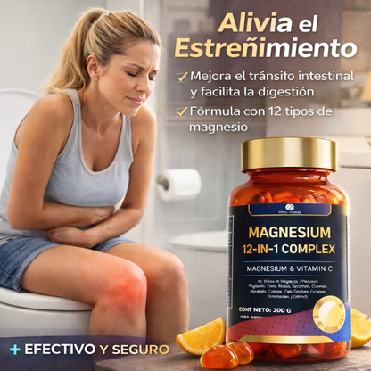 MAGNESIO COMPLEX 12 EN 1 | CON VITAMINA C