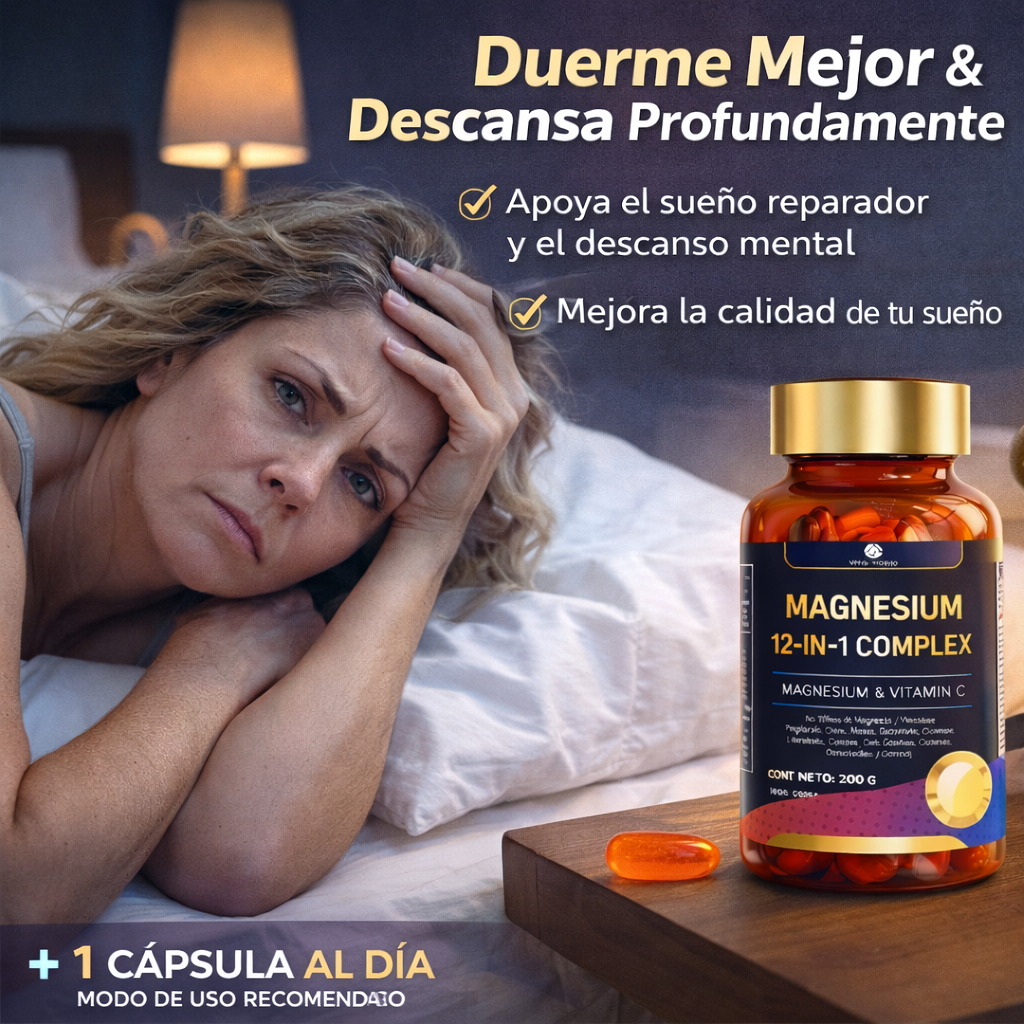 MAGNESIO COMPLEX 12 EN 1 | CON VITAMINA C