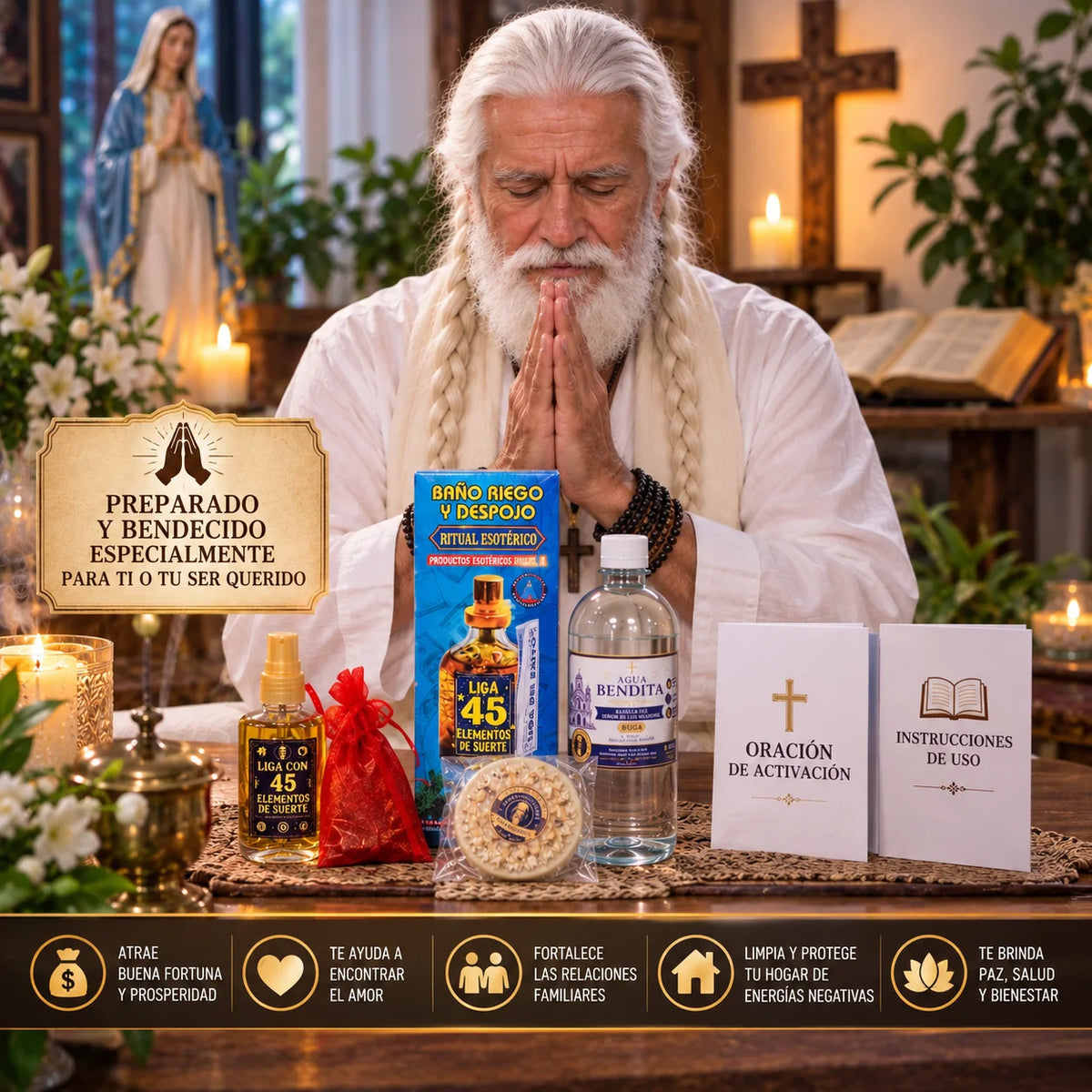 KIT DE RENOVACION ENERGETICA | LIGA DE 45 ELEMENTOS + AGUA BENDITA Gratis