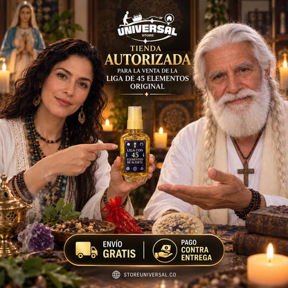 Perfume Liga 45 Elementos De La Suerte + Oración