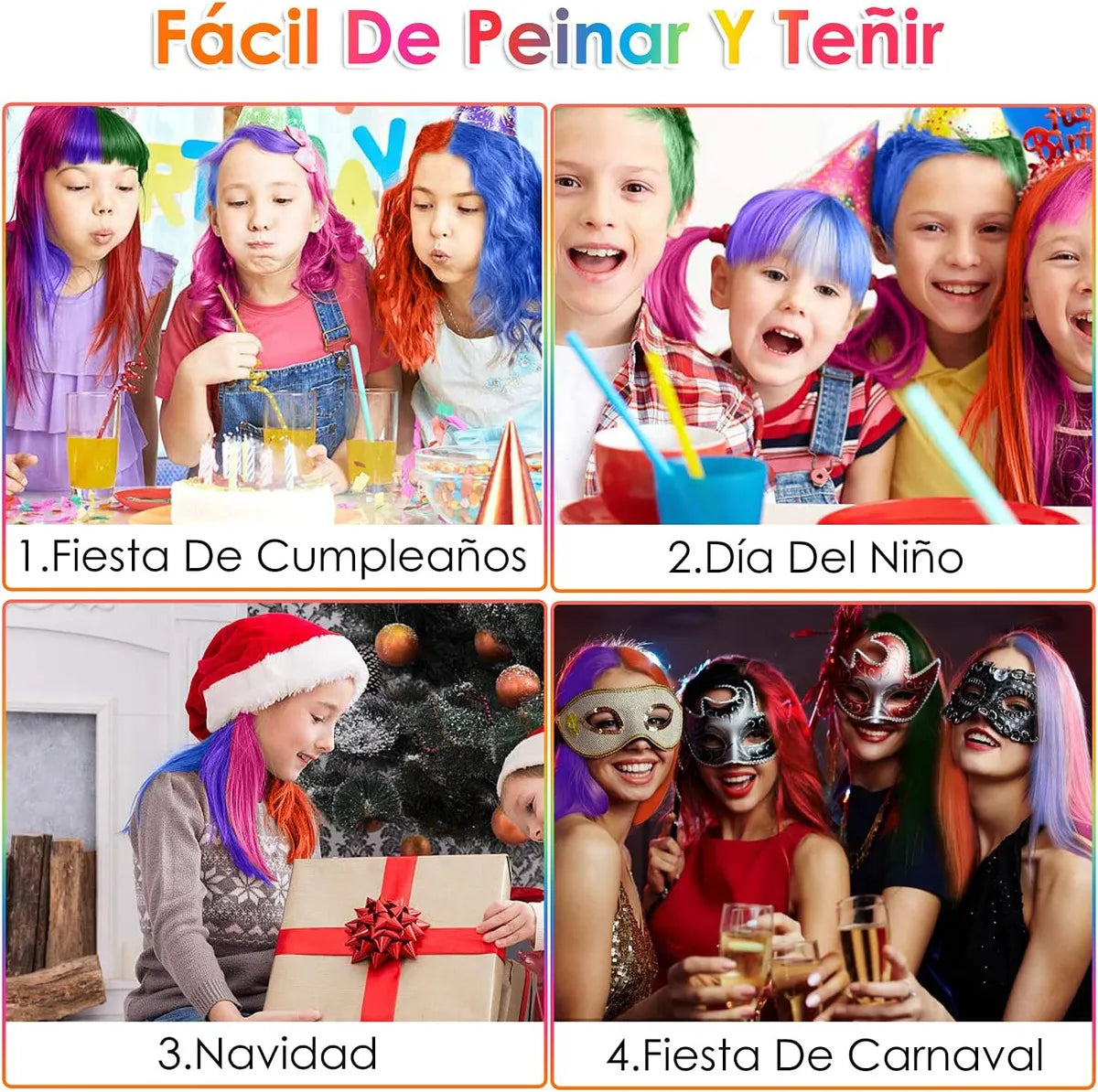 PEINE DAZZLING COLORS PARA CABELLO 🎨10 COLORES