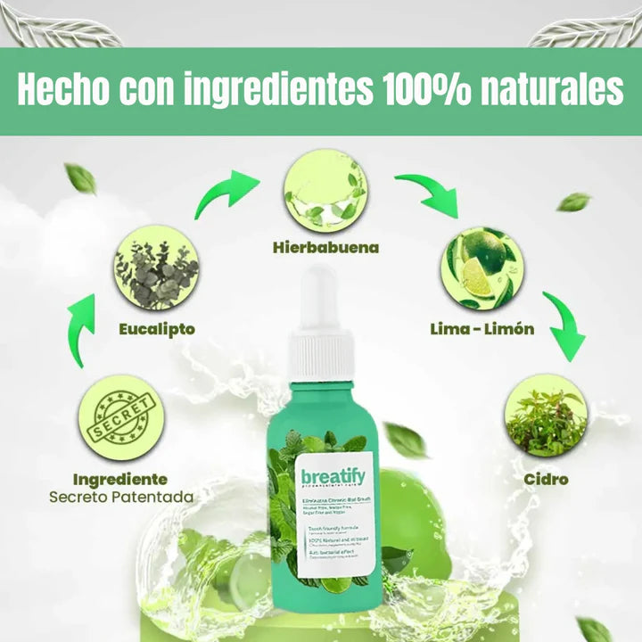 Breatify® Gotas 30ML  ¡NO MAS MAL ALIENTO!