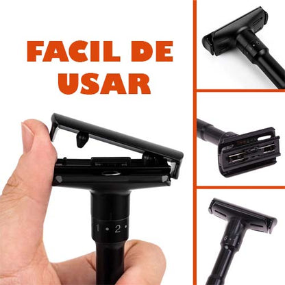 💈 MÁQUINA DE AFEITAR PREMIUM | 6 NIVELES DE CORTE + 5 REPUESTOS ✨