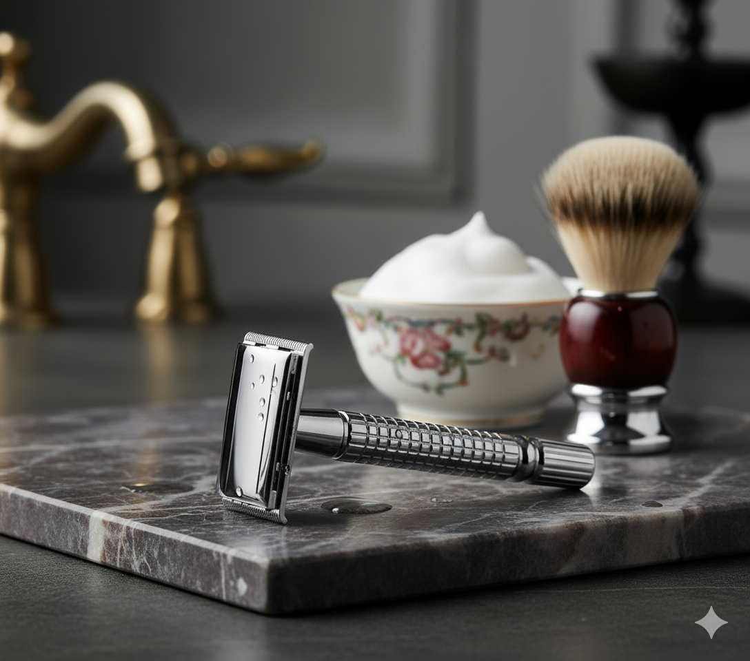 Maquina De Afeitar DON BRAVO Premium Clásica 🧔+ 5 Repuestos