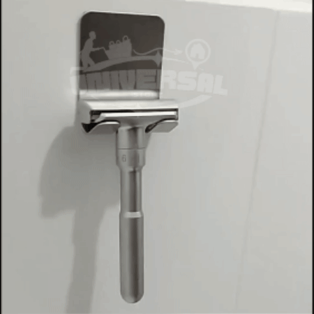 Soporte Adhesivo Acero Inoxidable Maquina De Afeitar