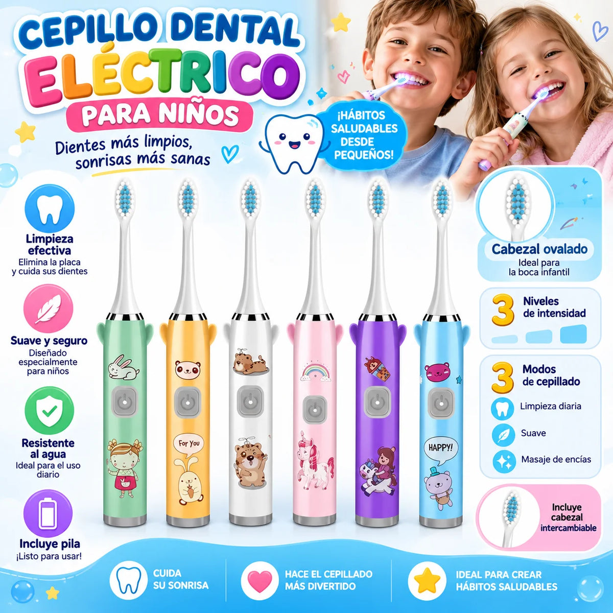 Cepillo Dientes Para Niñ@s