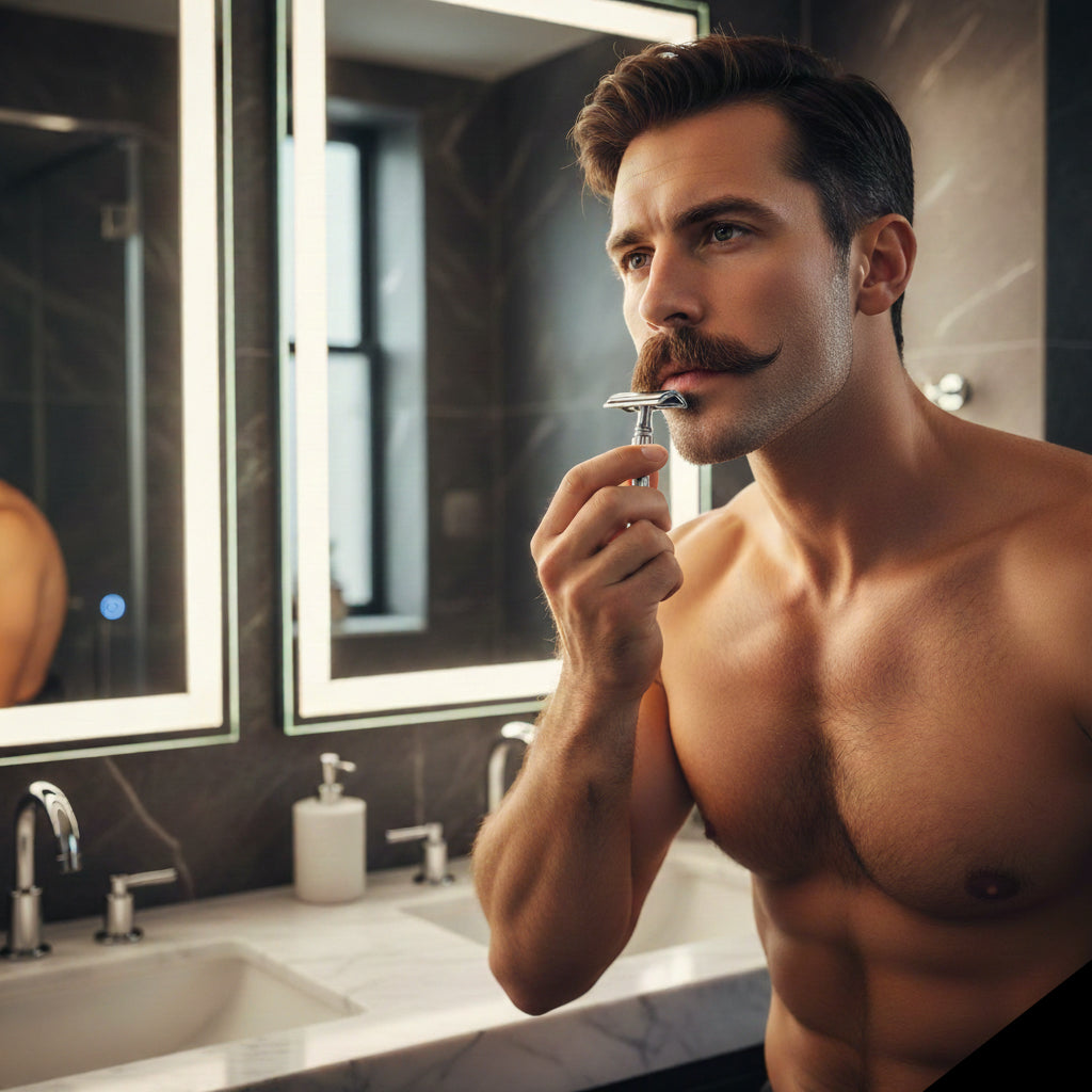 Maquina De Afeitar DON BRAVO Premium Clásica 🧔+ 5 Repuestos